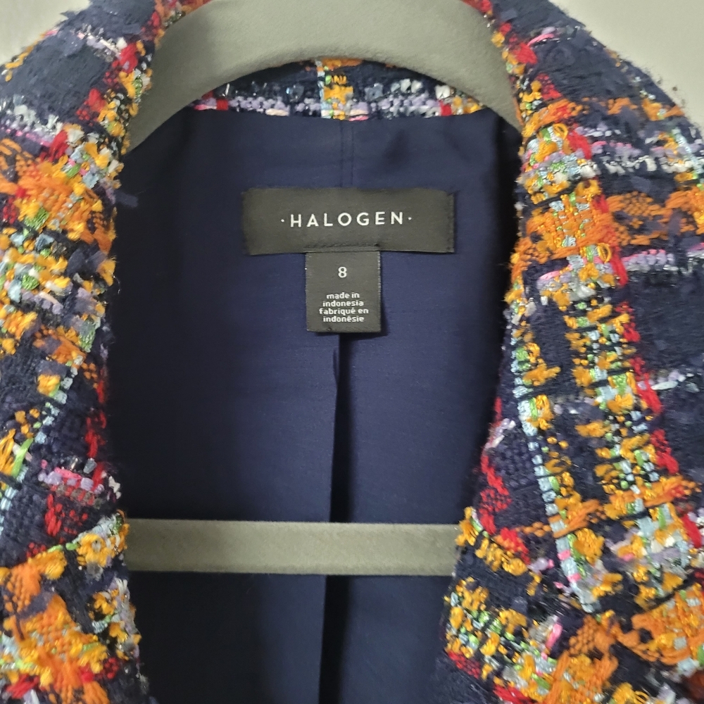 Multi Colored, Sparkle Blazer, Jacket. Halogan, S… - image 6